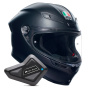 Casque Integrale AGV K6 S Mono Matt Black + Kit Bluetooth BT Mini