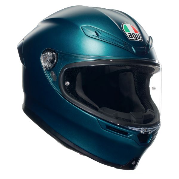 Casco Moto AGV K6 S Mono Petrolio Matt Al Miglior Prezzo