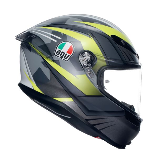 AGV K6 S Multi Excite Matt Camo Fluo Yellow