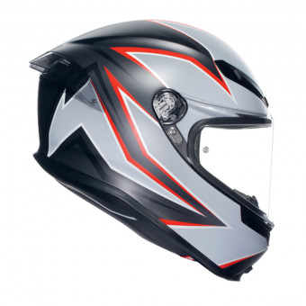 AGV K6 S Multi Flash Matt Black Grey Red