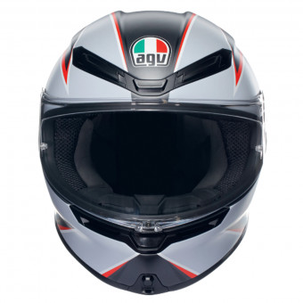 AGV K6 S Multi Flash Matt Black Grey Red