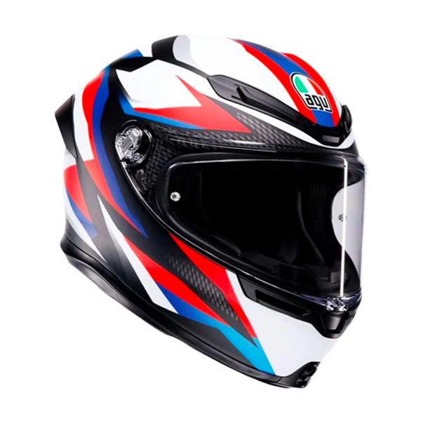Integrale AGV K6 S Timewarp Matt Black Red Blue