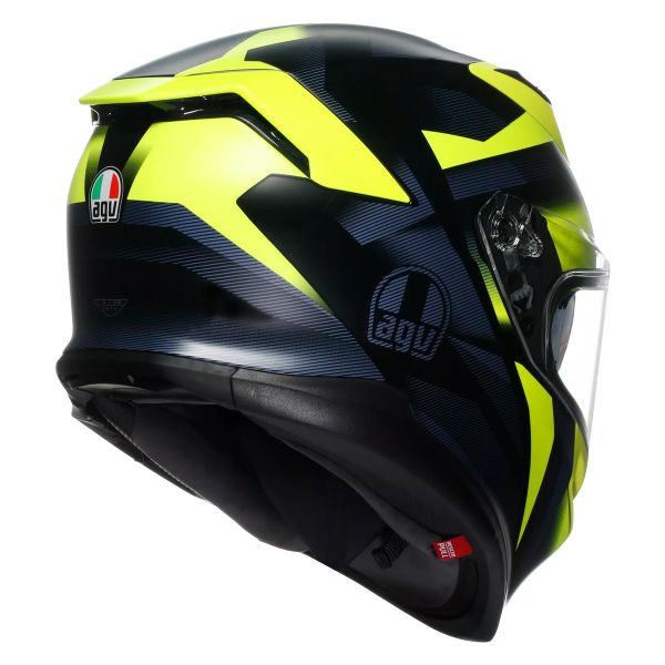 AGV K7 Glimpse Black Yellow Fluo