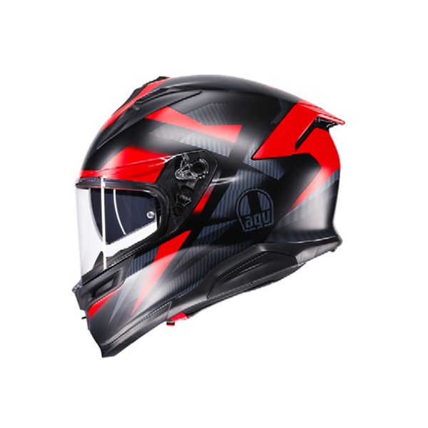 AGV K7 Glimpse Matt Black Red