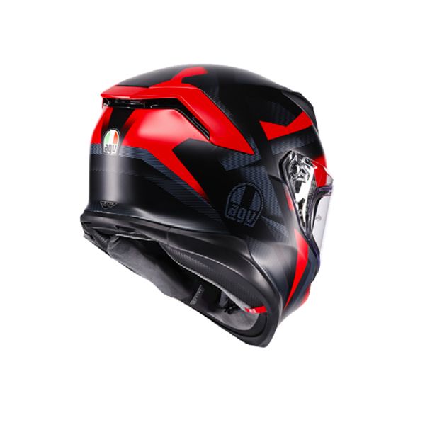 AGV K7 Glimpse Matt Black Red