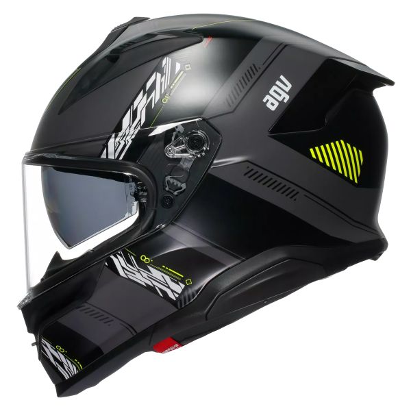 AGV K7 Kyber Matt Grey Yellow Fluo