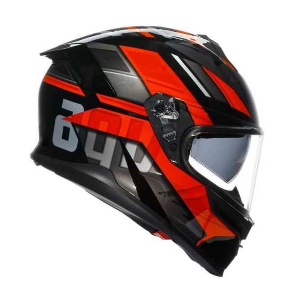 AGV K7 Taurax Black Red