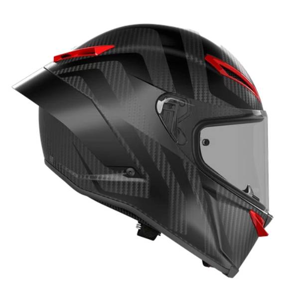 AGV Pista GP RR Intrepido Carbonio opaco Nero Rosso
