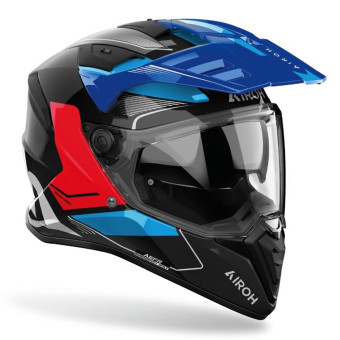 Casque Integrale Airoh Bandit Tune Blue Red Casque Integrale Airoh Bandit Tune Blue Red