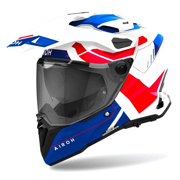 Airoh Commander 2 Reveal Blue Red + Kit bluetooth 5R Lite Solo