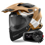 Casque Integrale Airoh Commander 2 Reveal Sand Matt + Kit Bluetooth 5S Solo