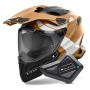 Casque Integrale Airoh Commander 2 Reveal Sand Matt + Kit Bluetooth BT Mini