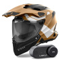 Casque Integrale Airoh Commander 2 Reveal Sand Matt + Kit Bluetooth Lokui K30