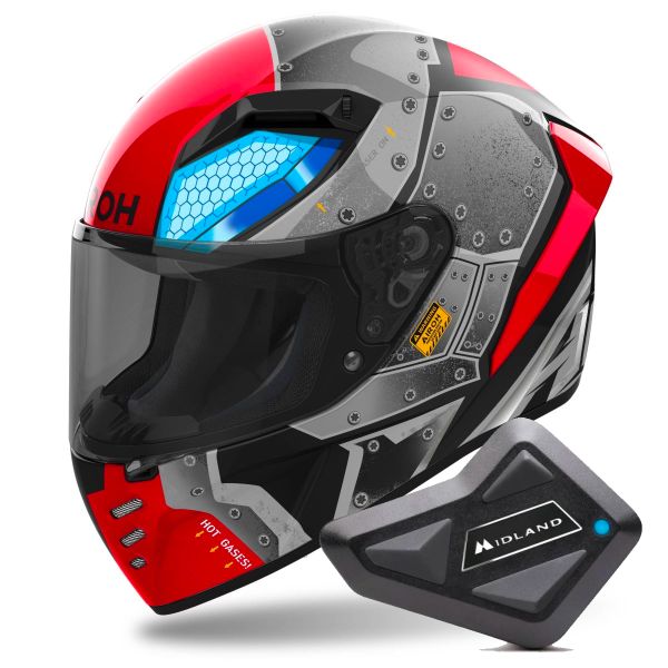 Integrale Airoh Connor Bot + Kit Bluetooth BT Mini