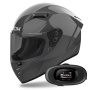 Casque Integrale Airoh Connor Color Anthracite + Kit bluetooth 5R Lite Solo