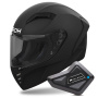 Casque Integrale Airoh Connor Color Black Matt + Kit Bluetooth BT Mini