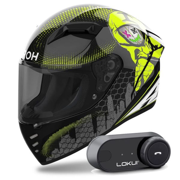 Integrale Airoh Connor Gamer + Kit Bluetooth Lokui K30