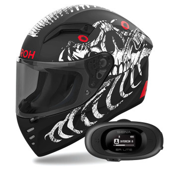 Integrale Airoh Connor Myth Matt + Kit bluetooth 5R Lite Solo