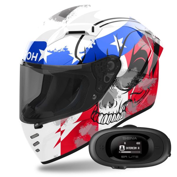 Integrale Airoh Connor Nation + Kit bluetooth 5R Lite Solo