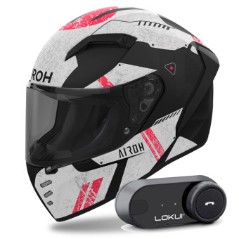 Integrale Airoh Connor Omega + Kit Bluetooth Lokui K30