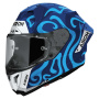 Casque Integrale Airoh GP 800 Swain Blu Lucido