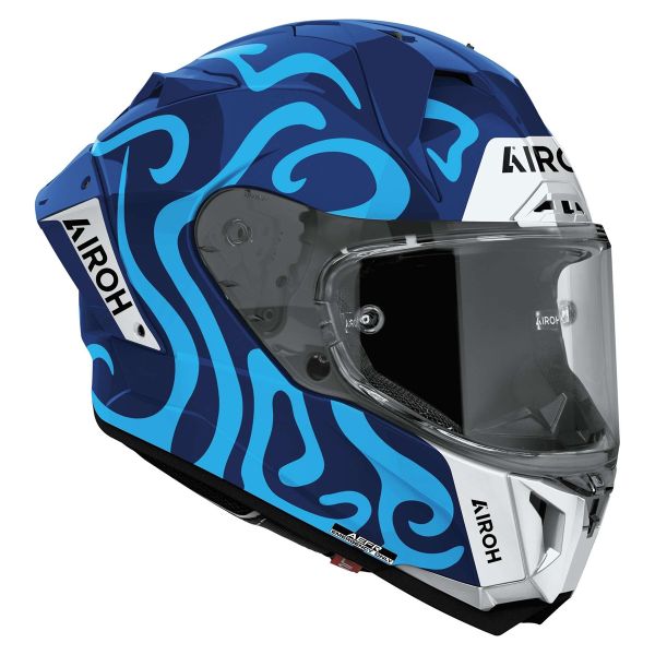 Airoh GP 800 Swain Blu Lucido