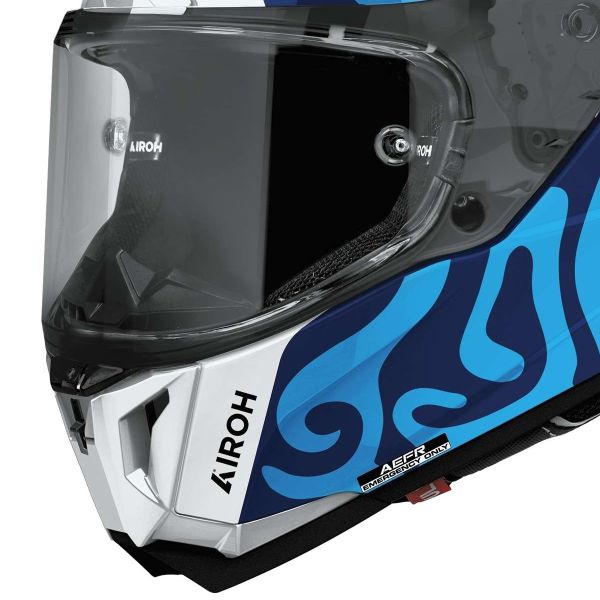 Airoh GP 800 Swain Blu Lucido