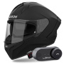 Casque Integrale Airoh Matryx Color Black Matt + Kit Bluetooth Lokui K30