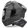 Casque Integrale Airoh Matryx Color Dark Grey + Kit Bluetooth BT Mini