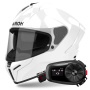 Casque Integrale Airoh Matryx Color White + Kit Bluetooth 5S Solo