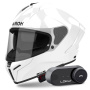 Casque Integrale Airoh Matryx Color White + Kit Bluetooth Lokui K30