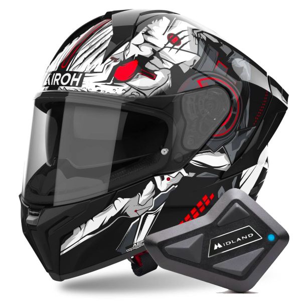 Integrale Airoh Matryx Nytro Gloss + Kit Bluetooth BT Mini