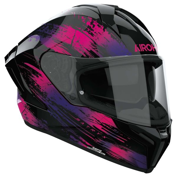 Airoh Matryx Riflesso Viola Lucido