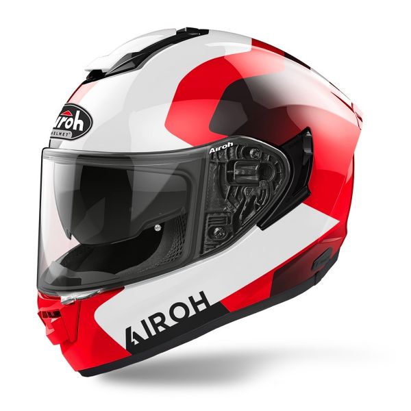 Casco Moto Airoh ST 501 Dock Red in Stock | iCasque.it