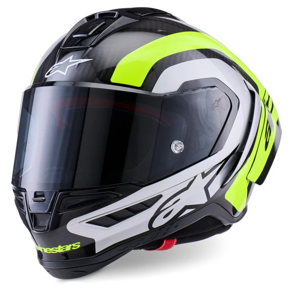 Integrale Alpinestars Supertech R10 Arius Black Silver Yellow Fluo Glossy