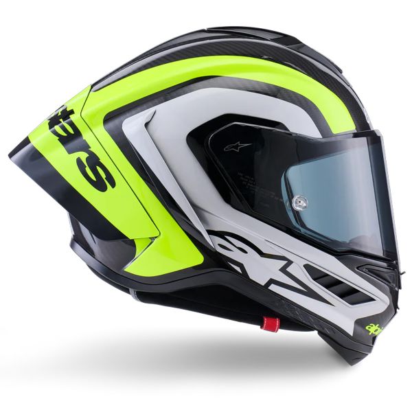 Alpinestars Supertech R10 Arius Black Silver Yellow Fluo Glossy