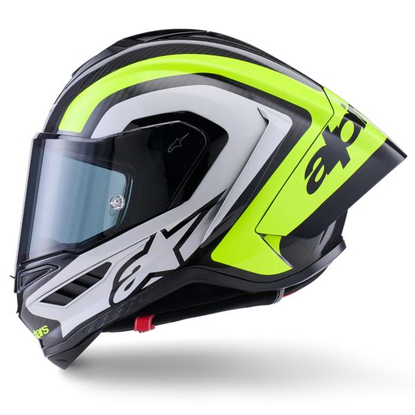 Alpinestars Supertech R10 Arius Black Silver Yellow Fluo Glossy