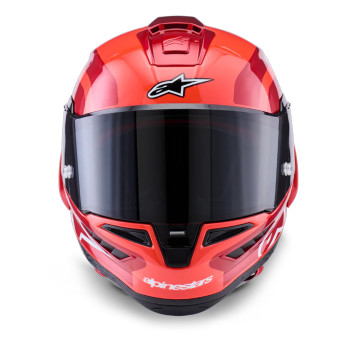 Alpinestars Supertech R10 Arius Black White Double Red Glossy