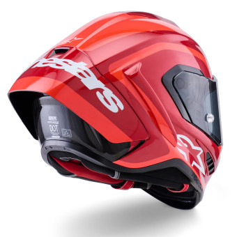 Alpinestars Supertech R10 Arius Black White Double Red Glossy