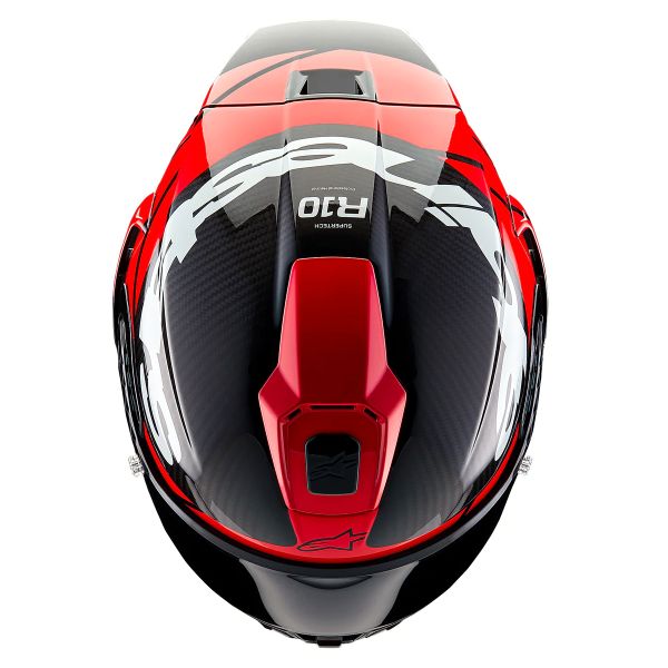 Alpinestars Supertech R10 Element Black Carbon Bright Red White