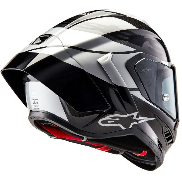 Alpinestars Supertech R10 Element Black Carbon Silver Black Glossy
