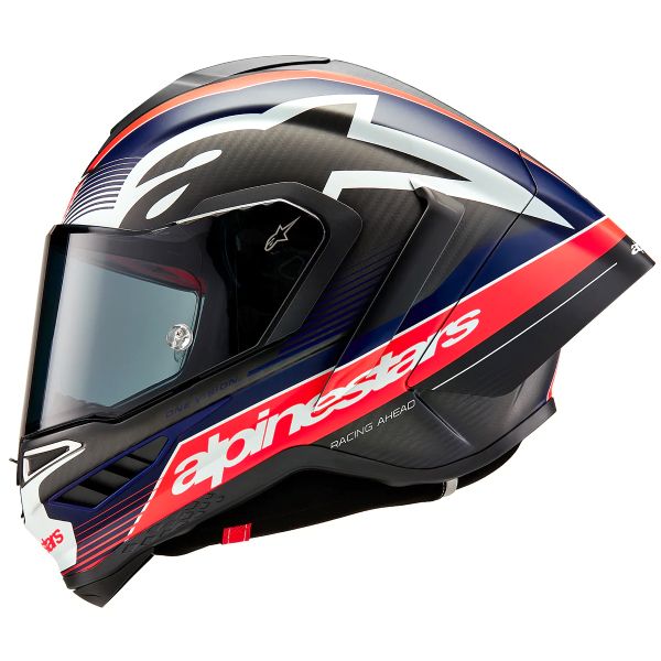 Alpinestars Supertech R10 Team Black Carbon Red Fluo Blue Matt