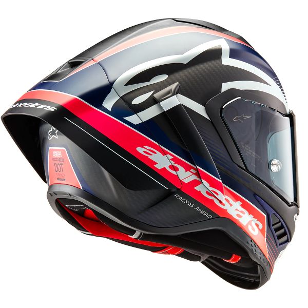 Alpinestars Supertech R10 Team Black Carbon Red Fluo Blue Matt