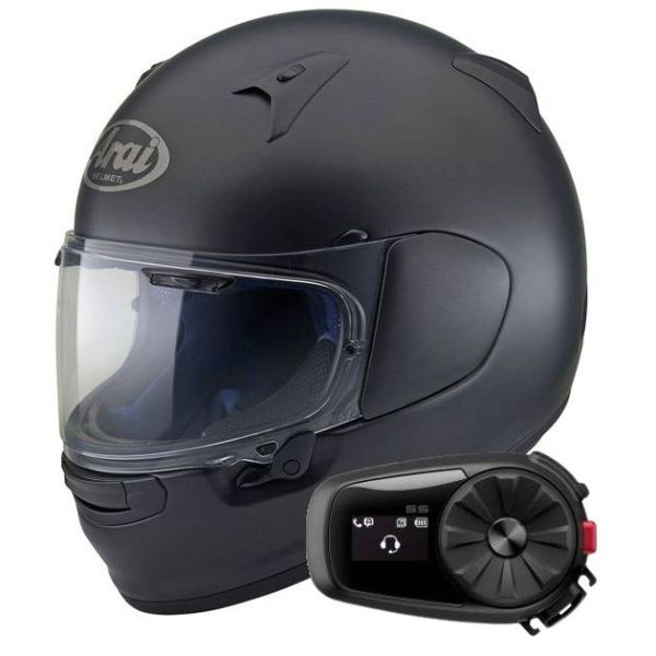 Integrale Arai Profile-V Frost Black + Kit Bluetooth 5S Solo