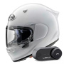 Casque Integrale Arai Quantic Diamond White + Kit Bluetooth Lokui K30