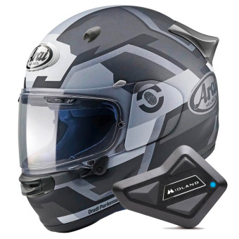 Integrale Arai Quantic Face Grey + Kit Bluetooth BT Mini