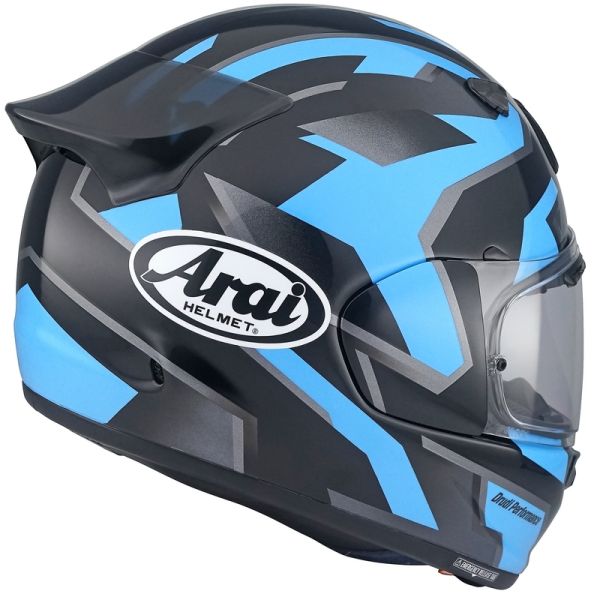 Arai Quantic Robotic Blue + Kit bluetooth ACS10