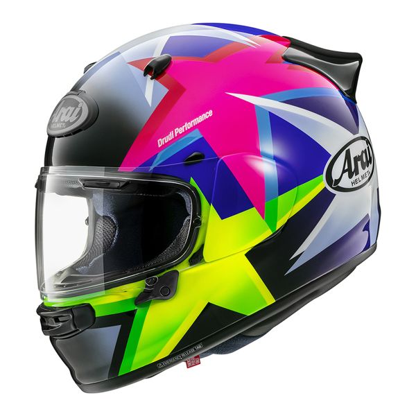 Integrale Arai Quantic Star Blue Pink Yellow