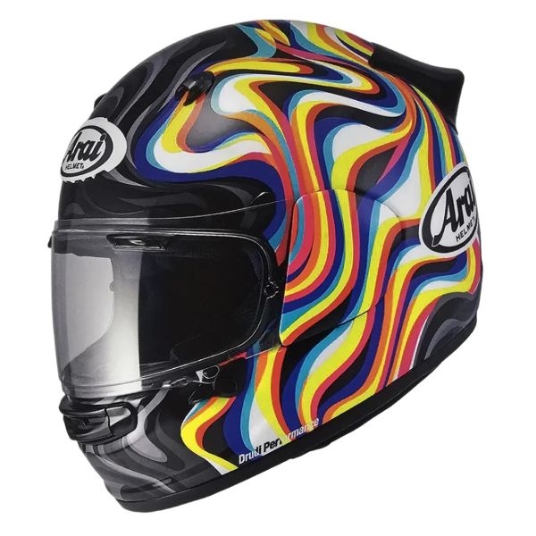 Integrale Arai Quantic Swirl Black White Yellow