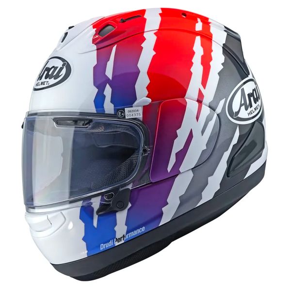 Arai RX-7V Evo Blade Red White Blue + Kit Bluetooth 5S Solo